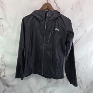 Outdoor Research Jacket Womens XS Black Rain Wind Helium II Coat Ultralight